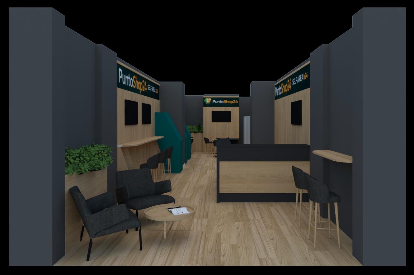 Render d'ingresso del primo PuntoShop24 a Foggia